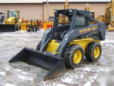 New holland LX865 farm tractor skid steer loader