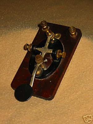 Older morse code telegraph key j-38