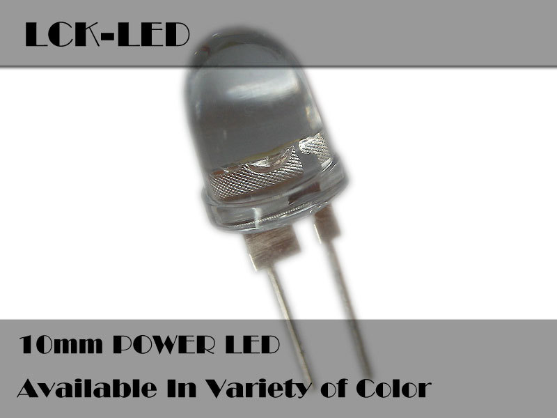 Powered leds 100P x 150,000MCD pure white 10MM led