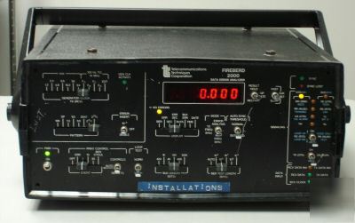 Ttc fireberd 2000 data error analyzer telecom test set