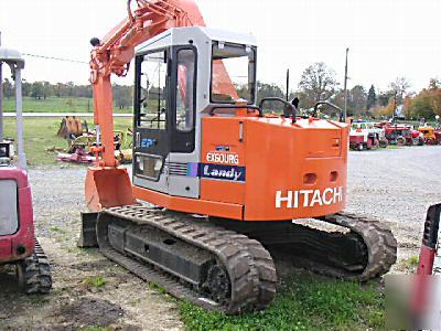 New hitachi EX60URG excavator, side-shift boom, tracks