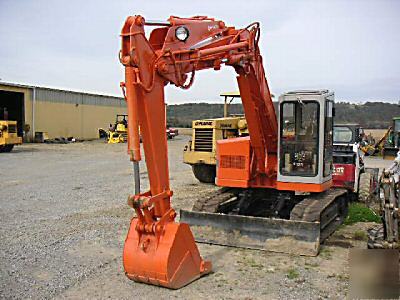 New hitachi EX60URG excavator, side-shift boom, tracks