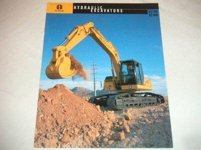 New holland EC130 & EC160 hyd excavators brochure 