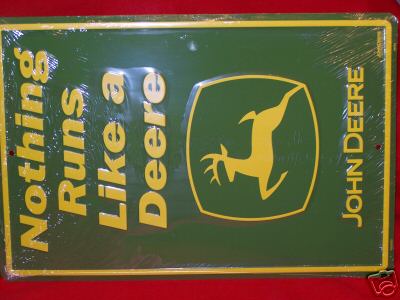 New john deere / farm tractor / equipment sign (12