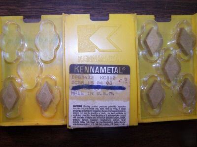 12) kennametal dpgr 432 KC810 DPGR432 carbide inserts