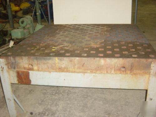 Acorn style welding table 5FT x 5FT x 5 1/2