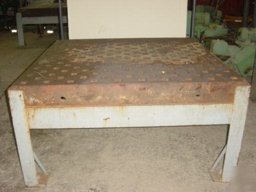 Acorn style welding table 5FT x 5FT x 5 1/2