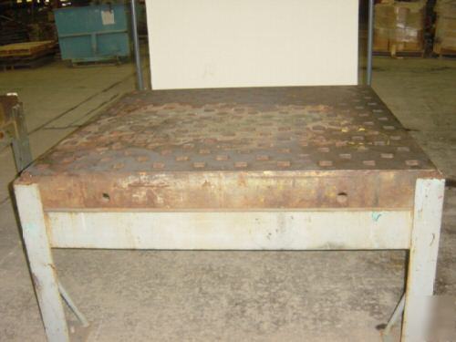 Acorn style welding table 5FT x 5FT x 5 1/2