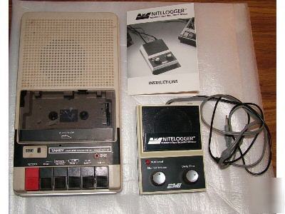 Bmi nitelogger radio scanner tape recorder activator