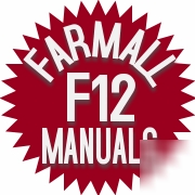 Farmall f-12 manuals owner's & service manual's F12