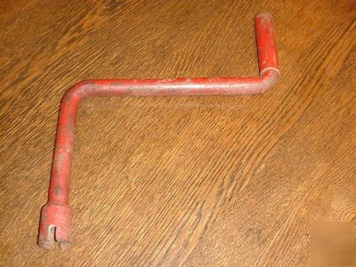 Ih ihc international farmall m / h super hand crank