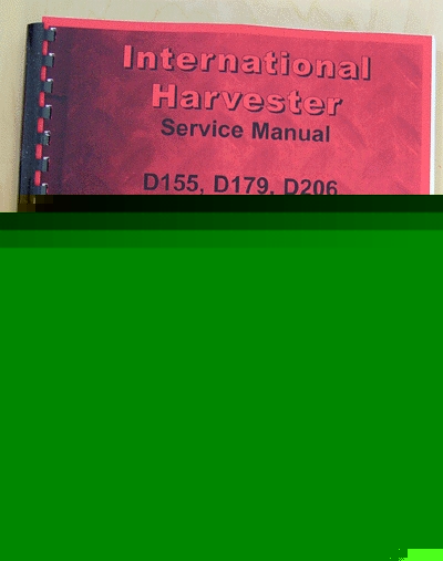 Ihc D155,179,206 & 239 service manual (ih-s-eng D155)