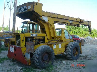 1970's galion crane 15 ton, 4-53 detroit, winch gallion