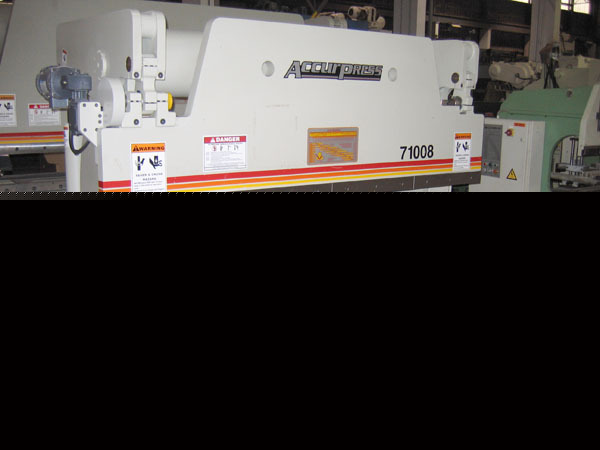 Accurpress 71008 cnc hydraulic press brake