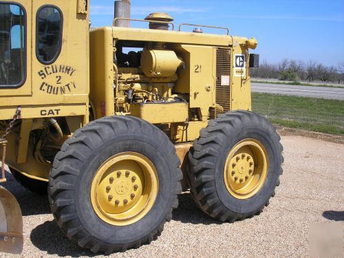 Cat 140G motor grader- still owned-used by county gov.