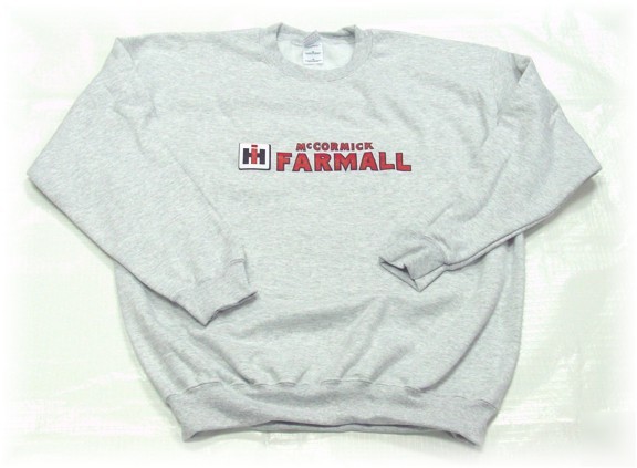 Farmall ih sweat shirt adult m ash