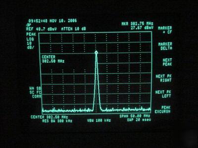 Hp agilent 8590B spectrum analyzer 1M-1.8G,OPT001-75OHM