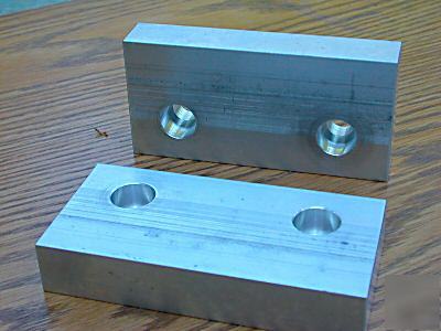 Kurt vise soft jaws-4 inch-cnc-milling ( tall ) - haas