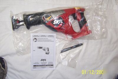 New skil 18V cordless reciprocating saw model 9350-01 