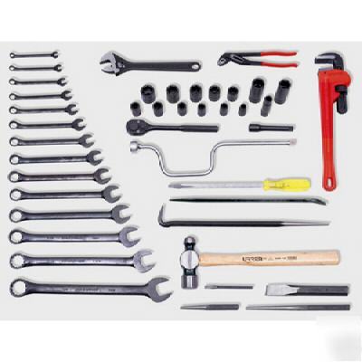 Urrea auto and truck body work set w/tool box