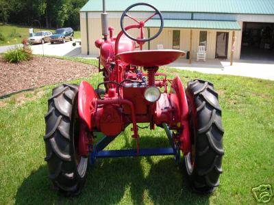 1950 farmall cub with side plow rare