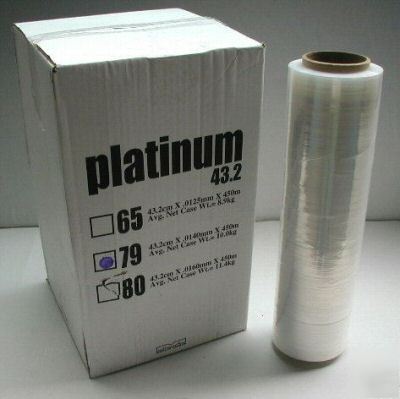 2 rolls shrink wrap stretch film plastic roll 17