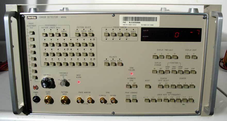 Anritsu MS65A error detector w/manual