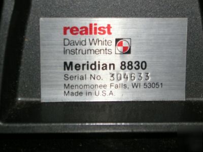 David white meridian realist level transit 8830, tripod