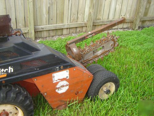 Ditch witch 1820 hydraulic gas trencher one owner $.01 