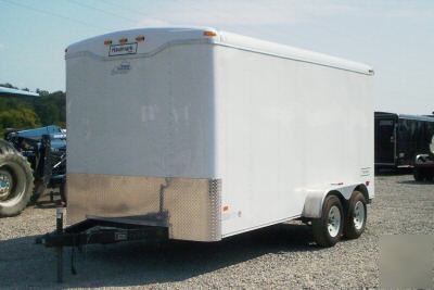 Haulmark 7X14 enclosed cargo trailer double drs (88558)