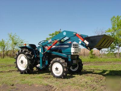 Mitsubishi compact tractor 4CYL diesel 4WD 31HP loader