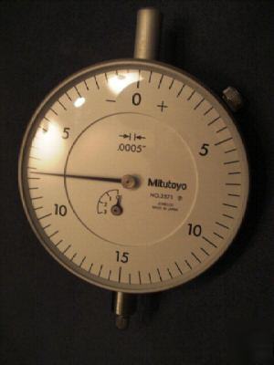 New mitutoyo dial indicator 3571 .0005 machinist tool