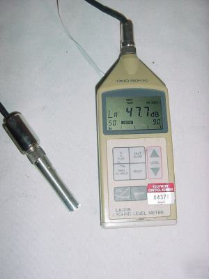 Ono sokki sound level meter