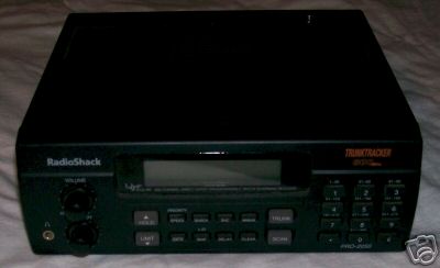 Radio shack pro-2050 trunktracker scanner