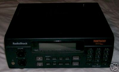 Radio shack pro-2050 trunktracker scanner