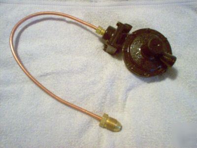 Rego LV404B23 propane gas regulator w/pigtail low press