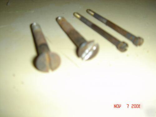 Vintage brass corbin lockset