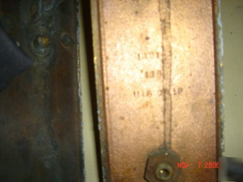 Vintage brass corbin lockset