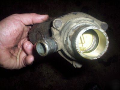 Allis chalmers WD45 tractor engine thermostat housing 