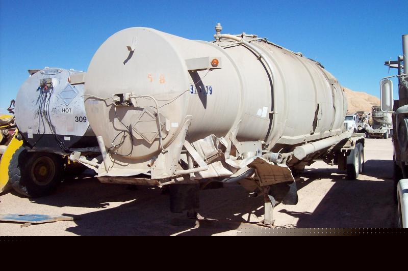 Butler pnumatic dry cement powder semi tanker trailer