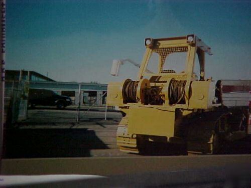 Cat d-7G crawler tractor dual sagging cargo winches,hyd