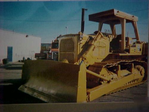 Cat d-7G crawler tractor dual sagging cargo winches,hyd