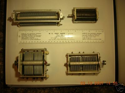 Hammarlund/johnson/cardwell hv tuning capacitors