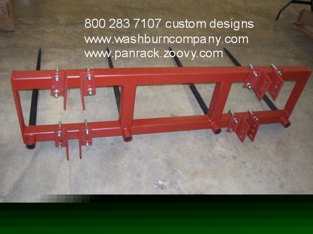Hay bale tractor loader carrier 4-39