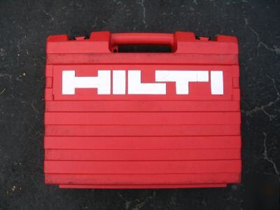 Hilti dx E72 powder actuated stud gun w case