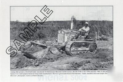 International T340 w/ drott loader 4-in-1 bucket print