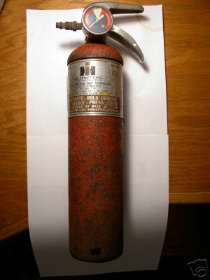 International harvester fire extinguisher