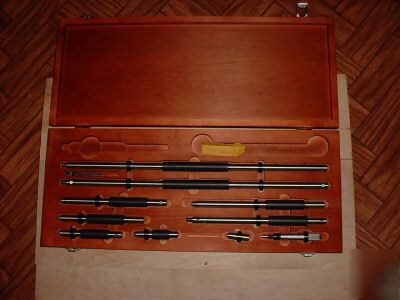 L. s. starrett model 128 inside micrometer set