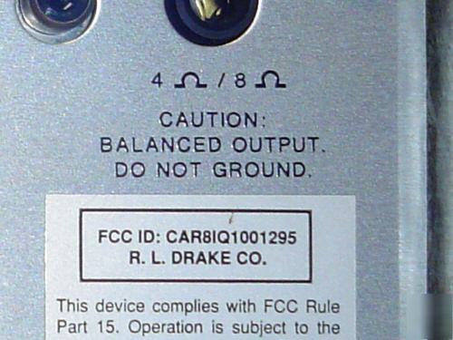 Near mint drake SW8 world band shortwave receiver