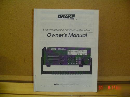 Near mint drake SW8 world band shortwave receiver